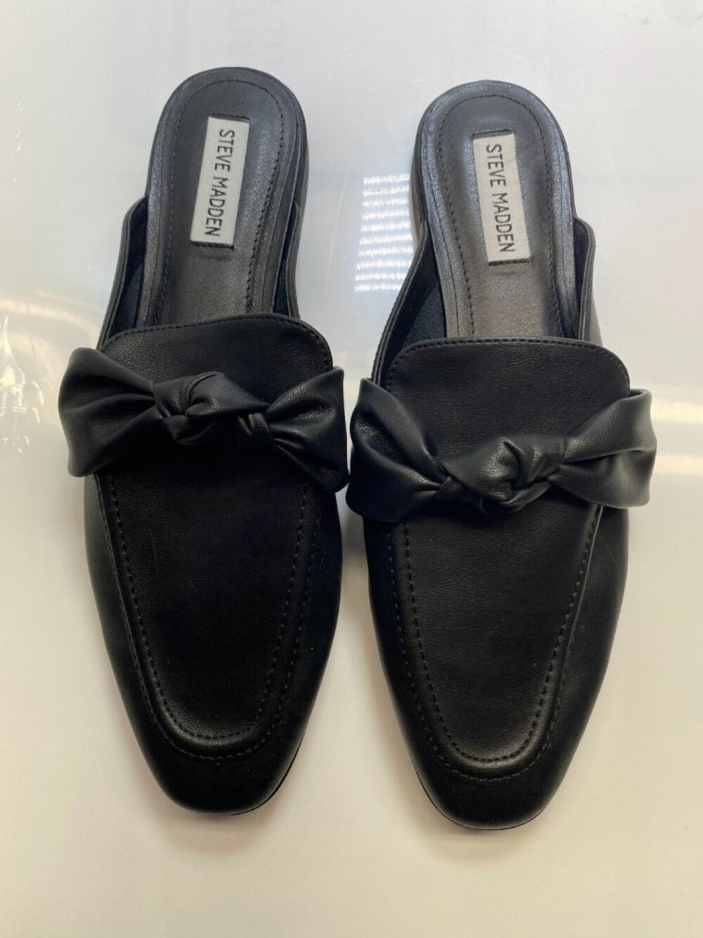 Steve Madden Women's ChartBlack Slip On Mule Sz 10